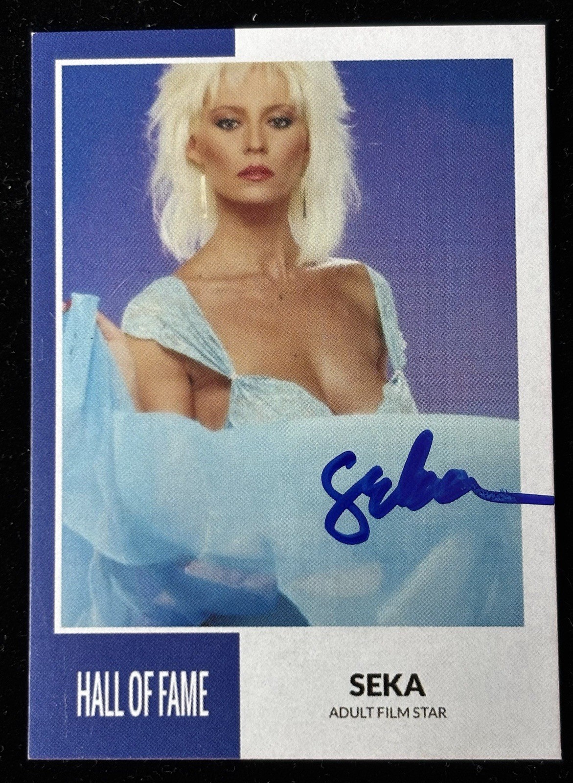 SEKA Signed Custom Trading Card BAS Beckett Witness COA Autograph