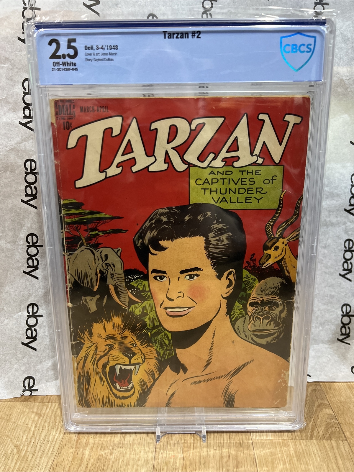 Tarzan No 2 Tarzan and the Captives of Thunder Valley / 1948 Cbcs. It Cgc 2.5