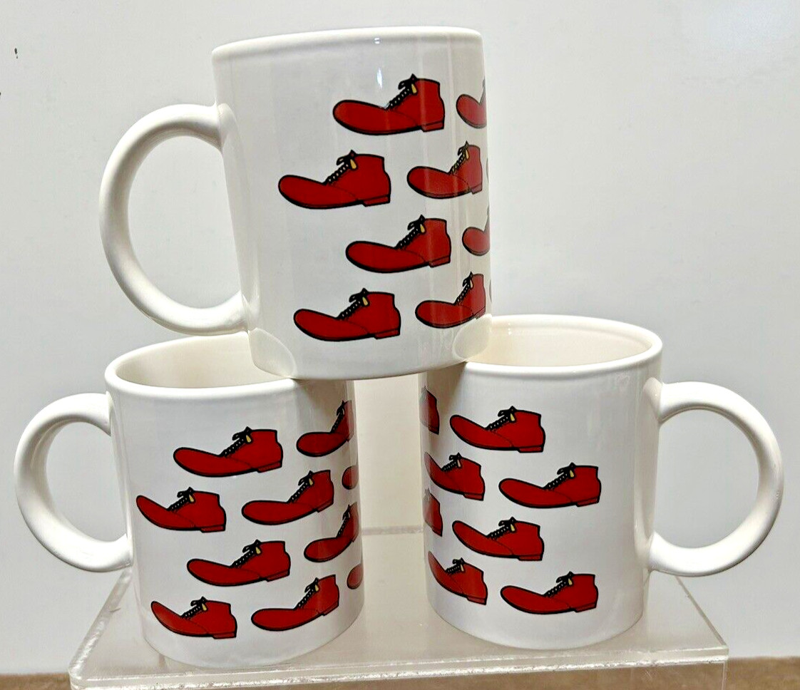VTG Three  RARE, MINT CONDITION Ronald McDonald Ceramic Shoe Mugs - BRAND NEW