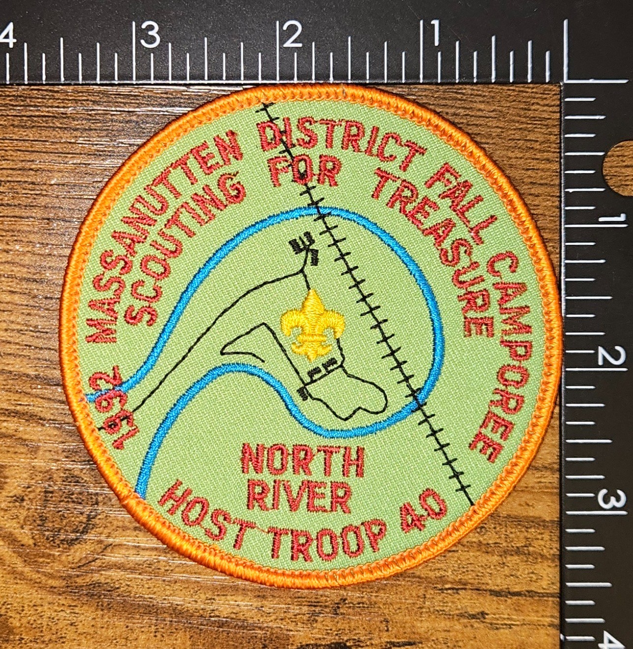 Massanutten District Gall Camporee 1992 Host Troop 40 North River BSA Patch