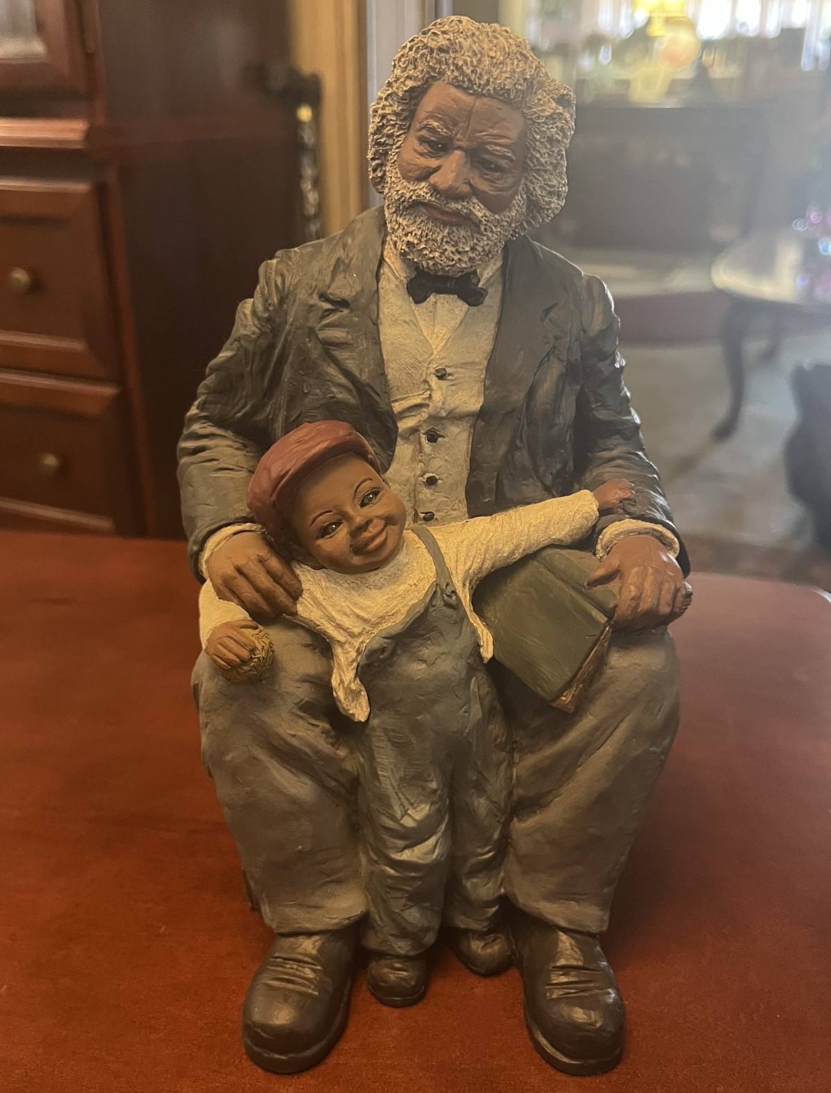All God's Children Frederick Douglass Figurine #26 Martha With Certificate