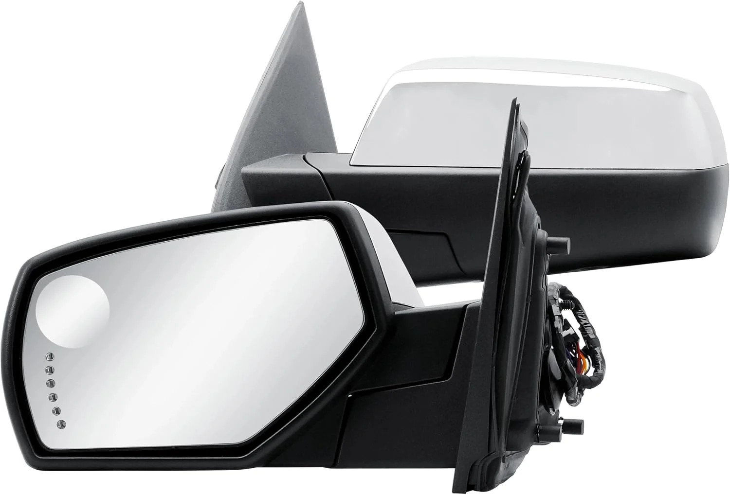 Driver Left Side Door Mirror Power and Heated Glass with Turn Signal Arrow with