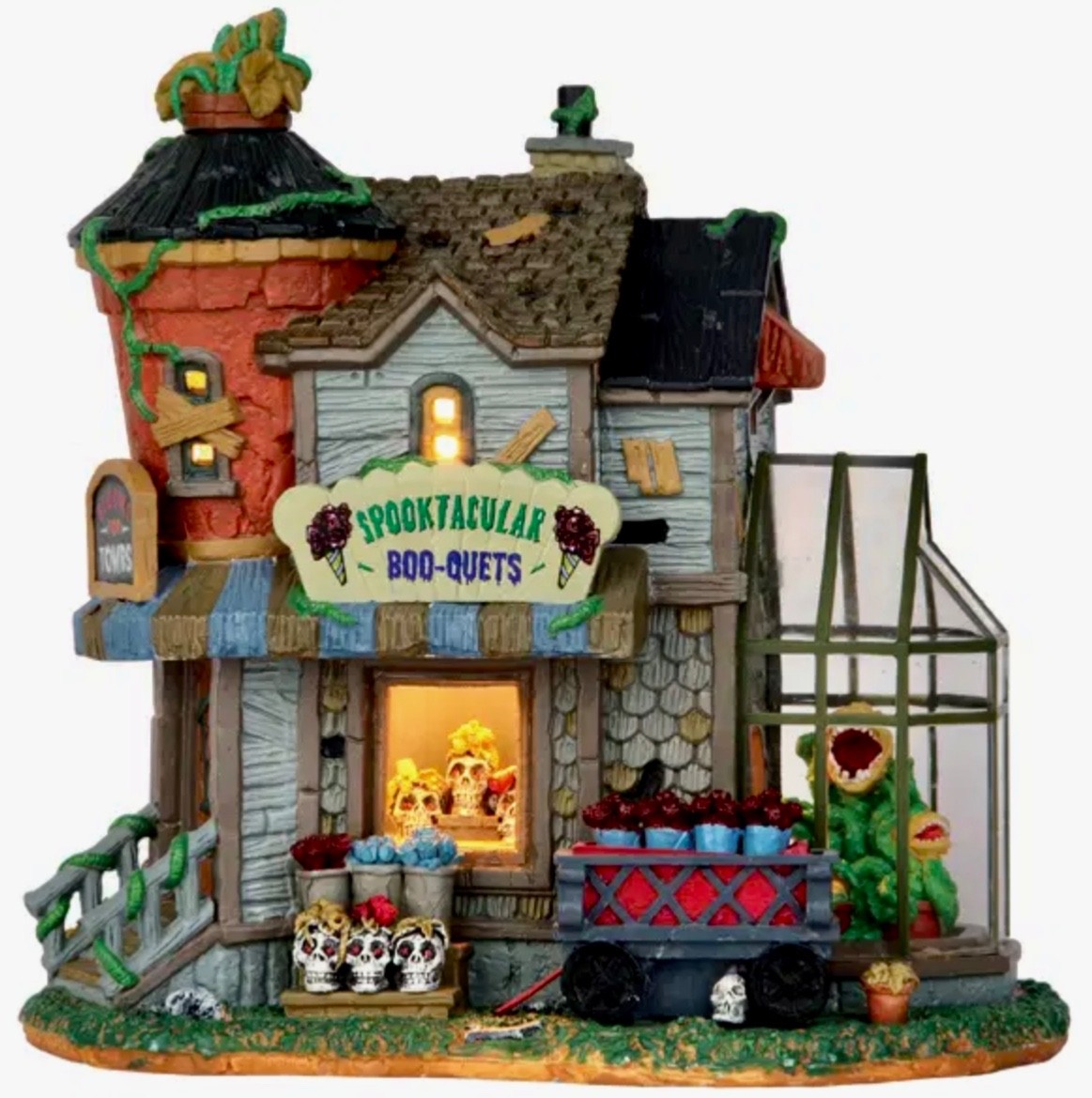 Lemax Spooky Town Halloween Spooktacular Boo-quet #55194 Retired Rare New