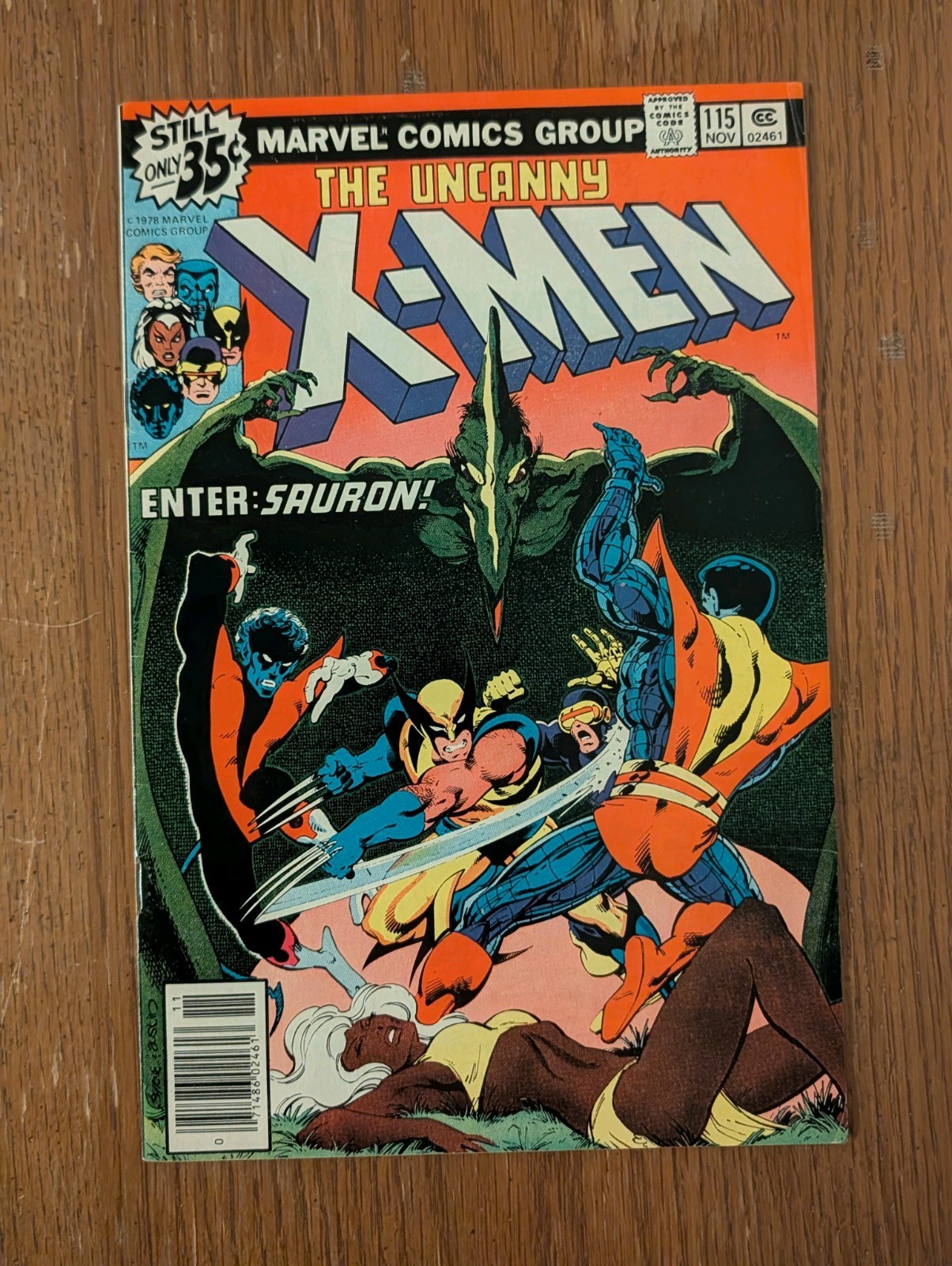 The Uncanny X-Men #115 Marvel Comics 1978 Enter Sauron VF