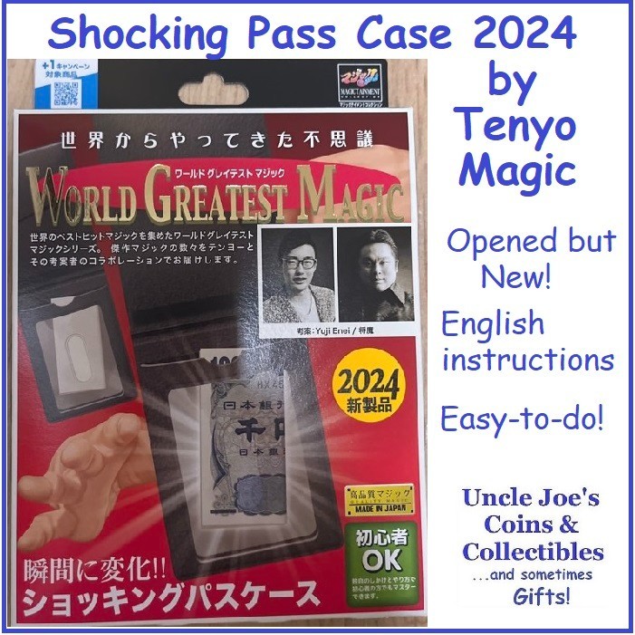 Shocking Pass Case 2024 by Tenyo Magic - Easy to Do Close-Up Magic Trick