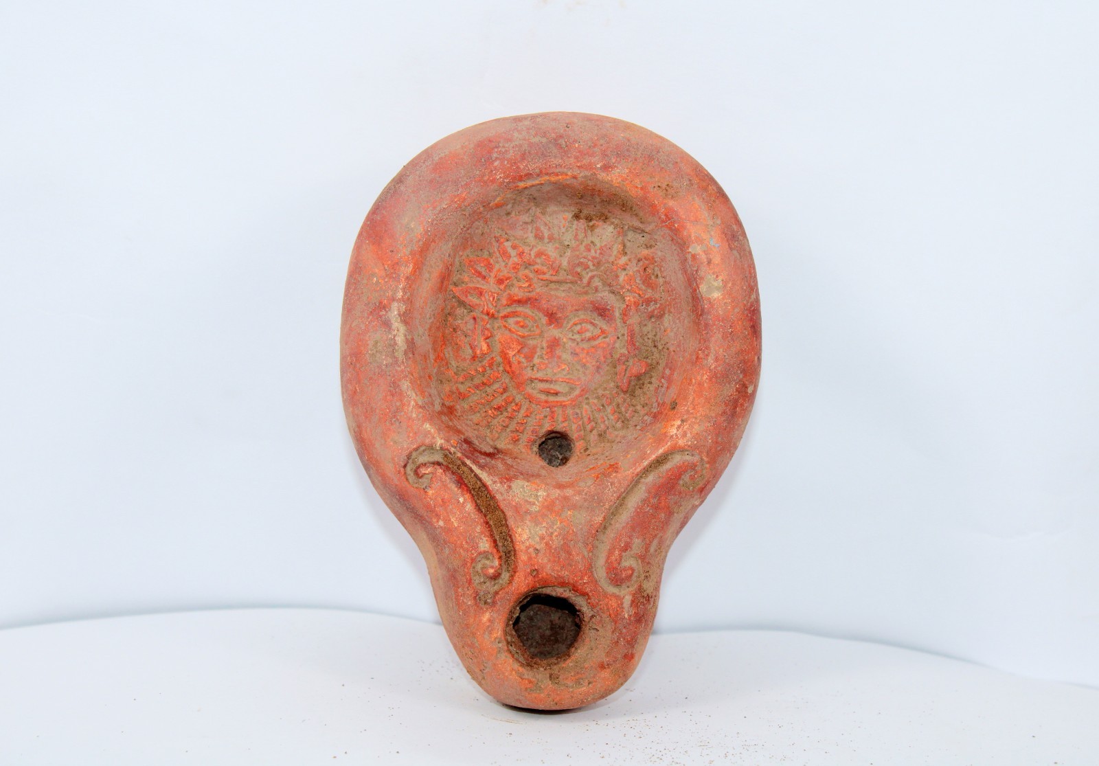 Rare Egyptian Antique Stone Oil Lamp BC Pharaonic Era