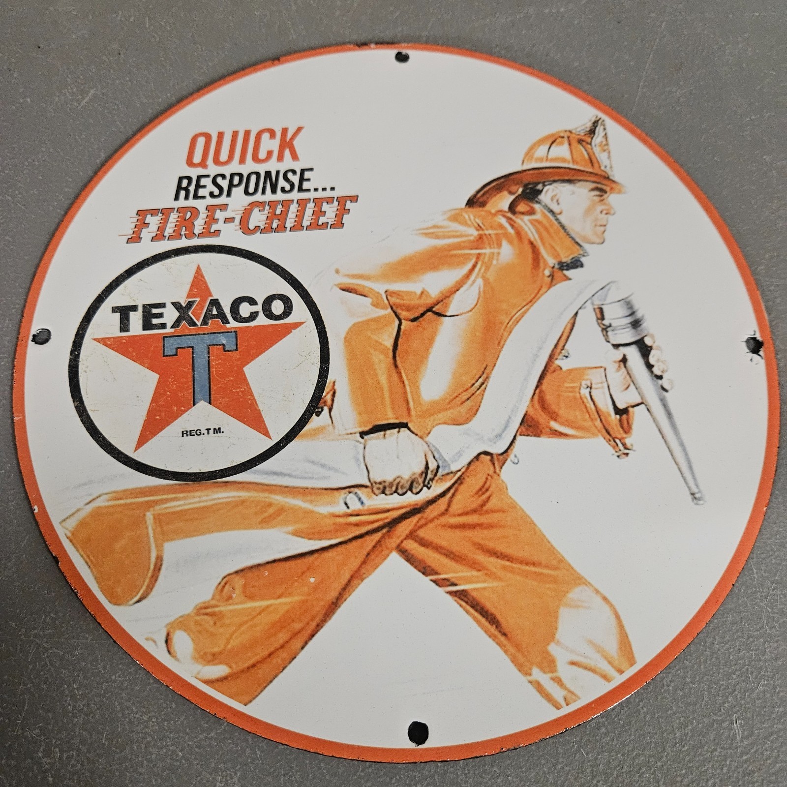 VINTAGE TEXACO FIRE CHIEF 12\