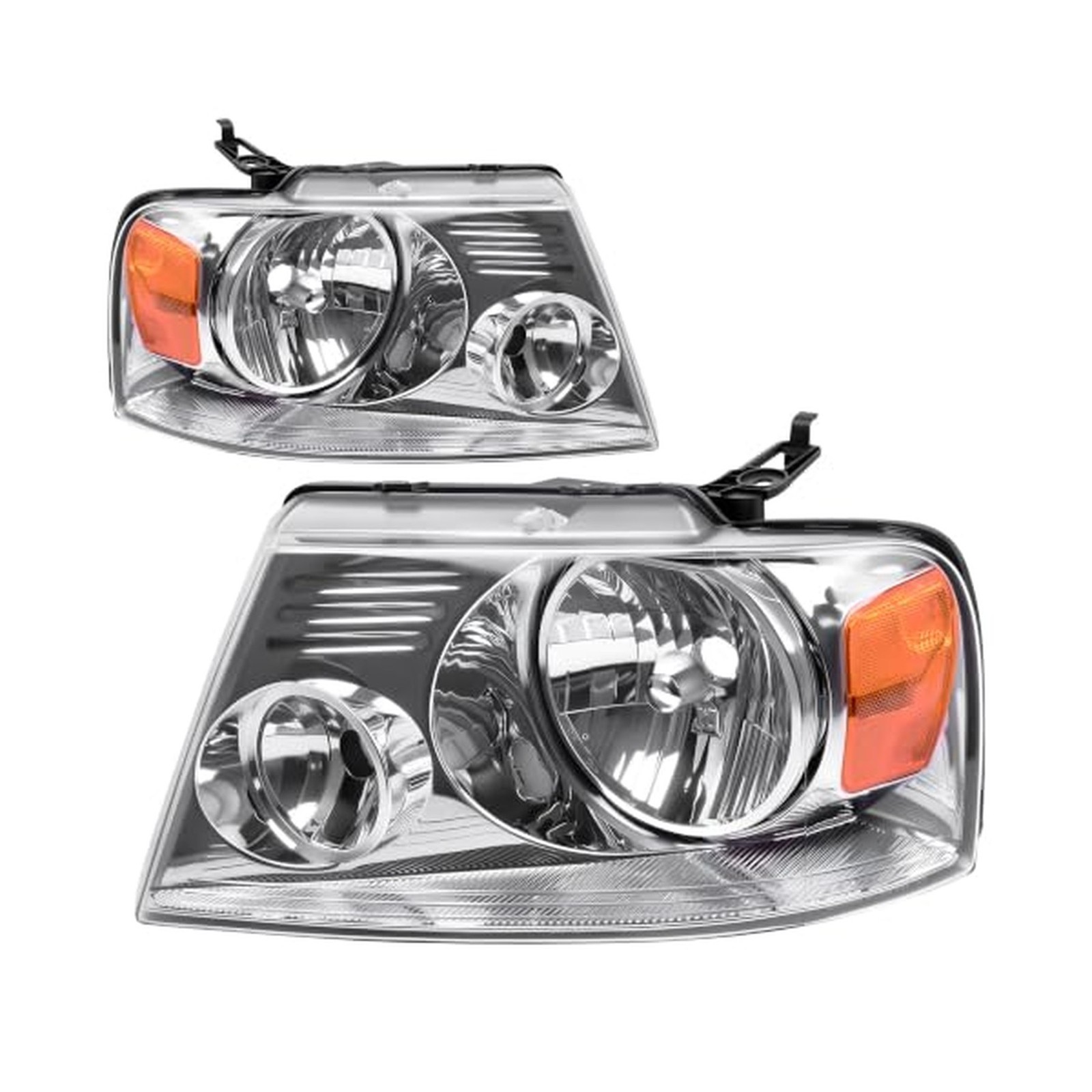 AUTOSAVER88 Headlight Assembly Compatible with 2004-2008 Ford F150 Amber
