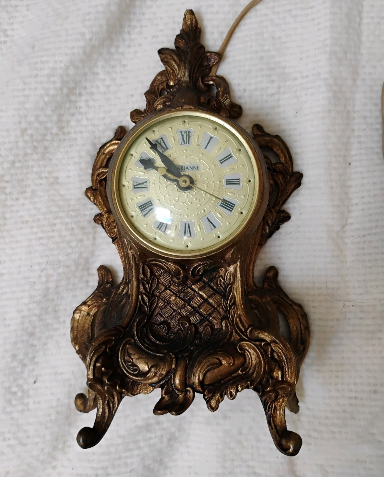 Antique Marianne Brandt Brass Mantel Clock Made in Germany, 1930's Exquisite 