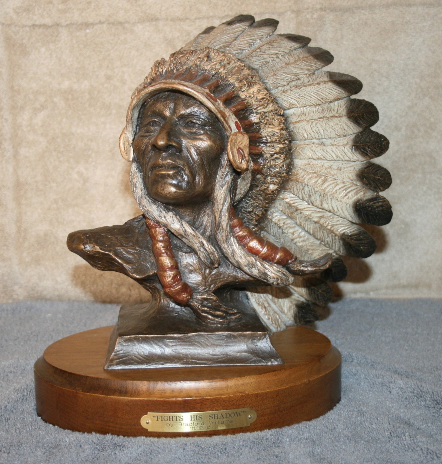 Bradford Williams “Fights His Shadow” Limited Edition Bust 111/1250 –