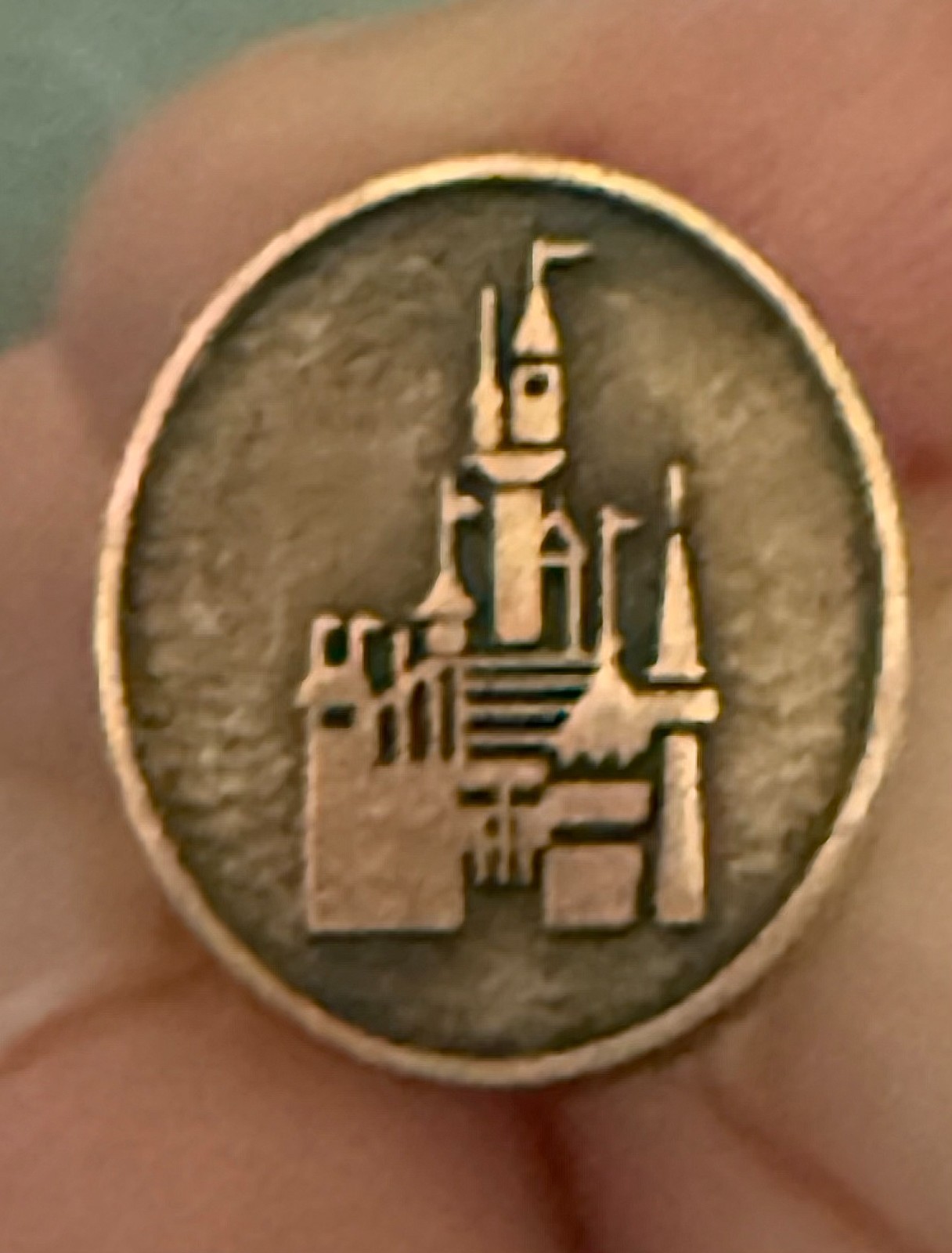 Disney Disneyland 1 Bronze year Cast Member Service Award - Jostens Stamped