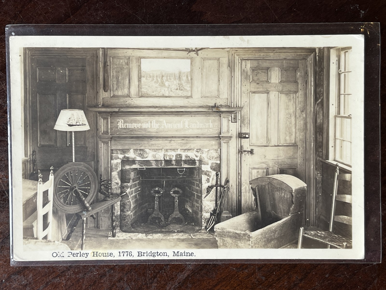 Old Perley House 1776 Bridgton ME Cumberland Co 1937 Postcard Posted