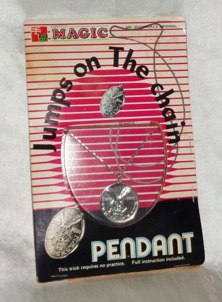 Tenyo Magic Sealed Mr Sugawara\'s Jumps On The Chain Pendent~ Novelty Magic Trick