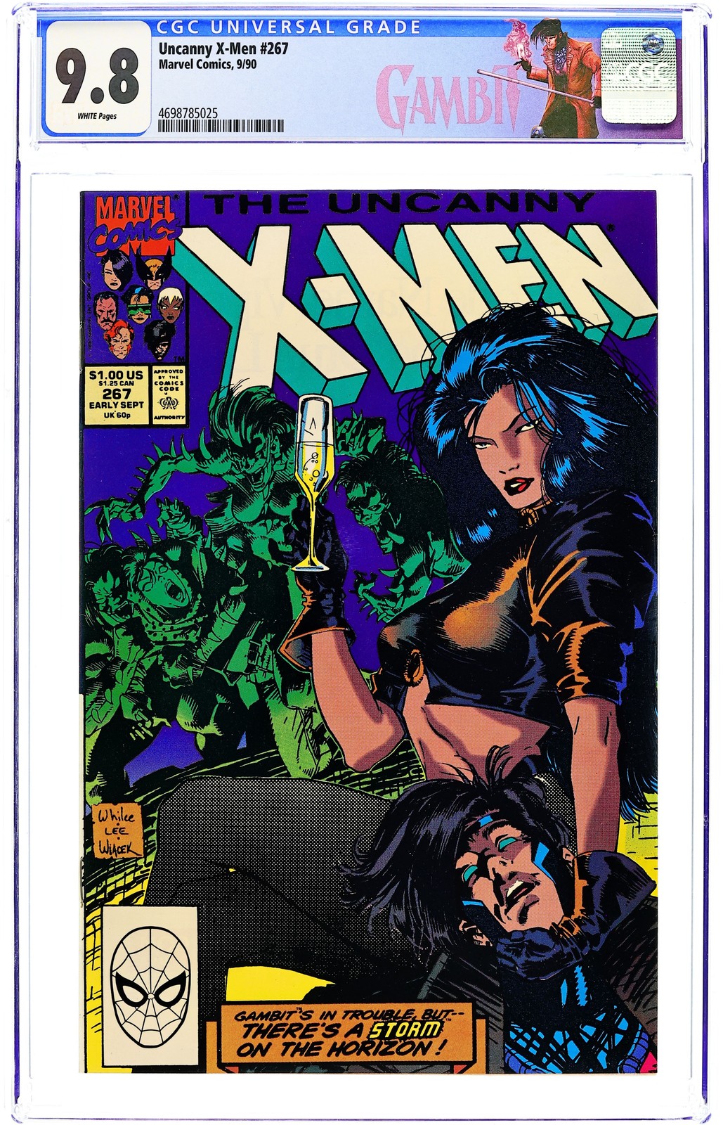 Uncanny X-Men #267 CGC 9.8 1990 4698785025