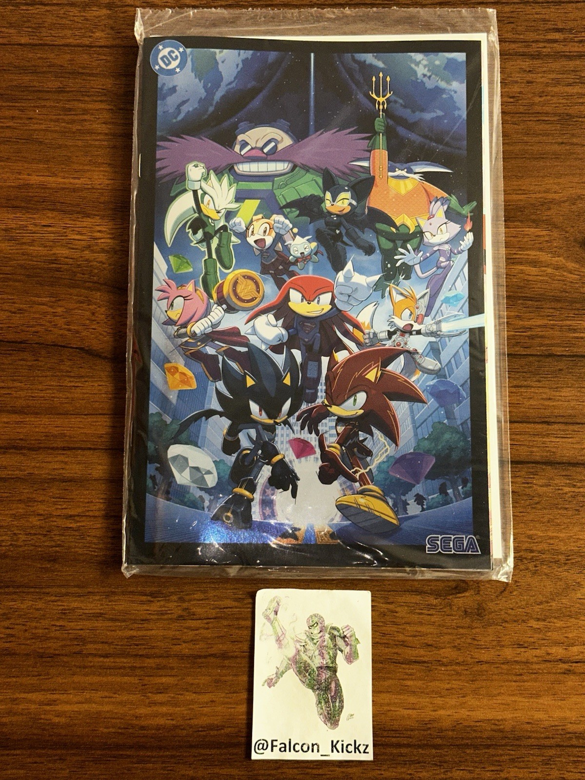 NYCC 2026 DC X SONIC THE HEDGEHOG THE METAL LEGION #1 FOIL COVER - IN HAND