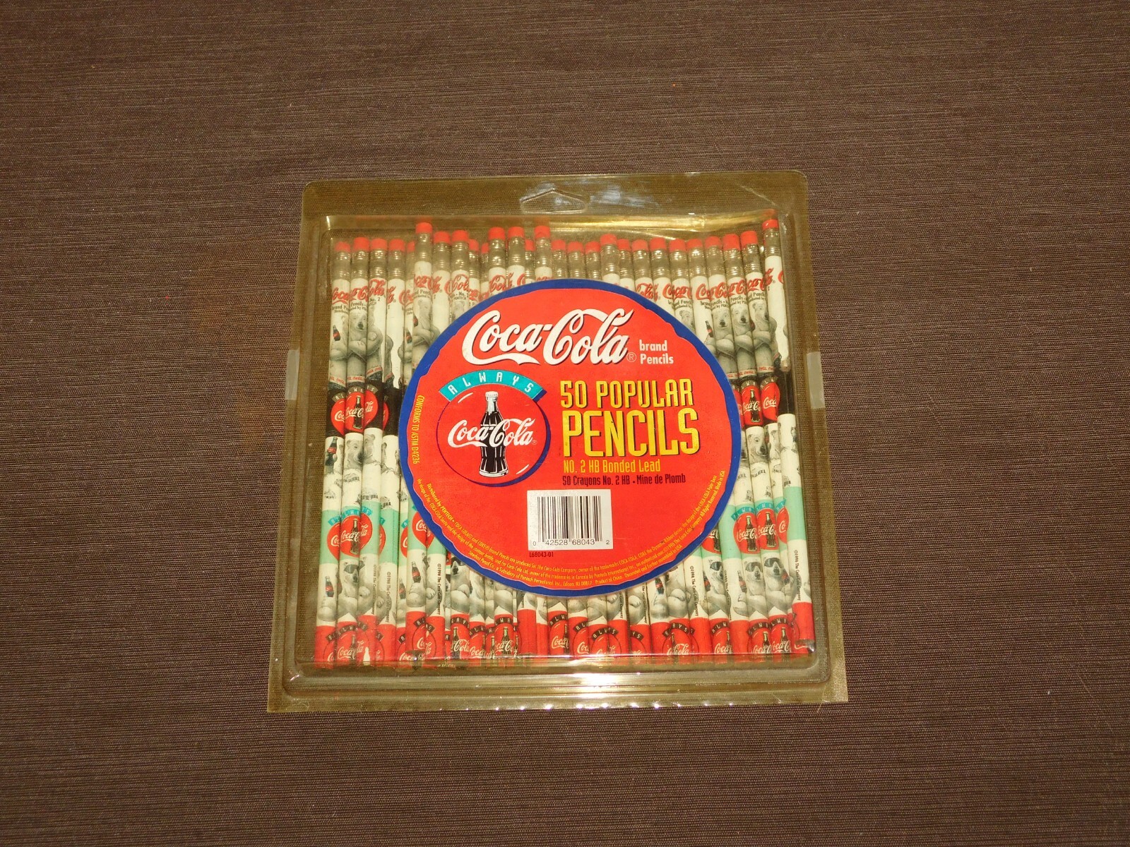 VINTAGE 1996  COCA COLA BRAND NO. 2 PENCILS 30/50 in PACKAGE