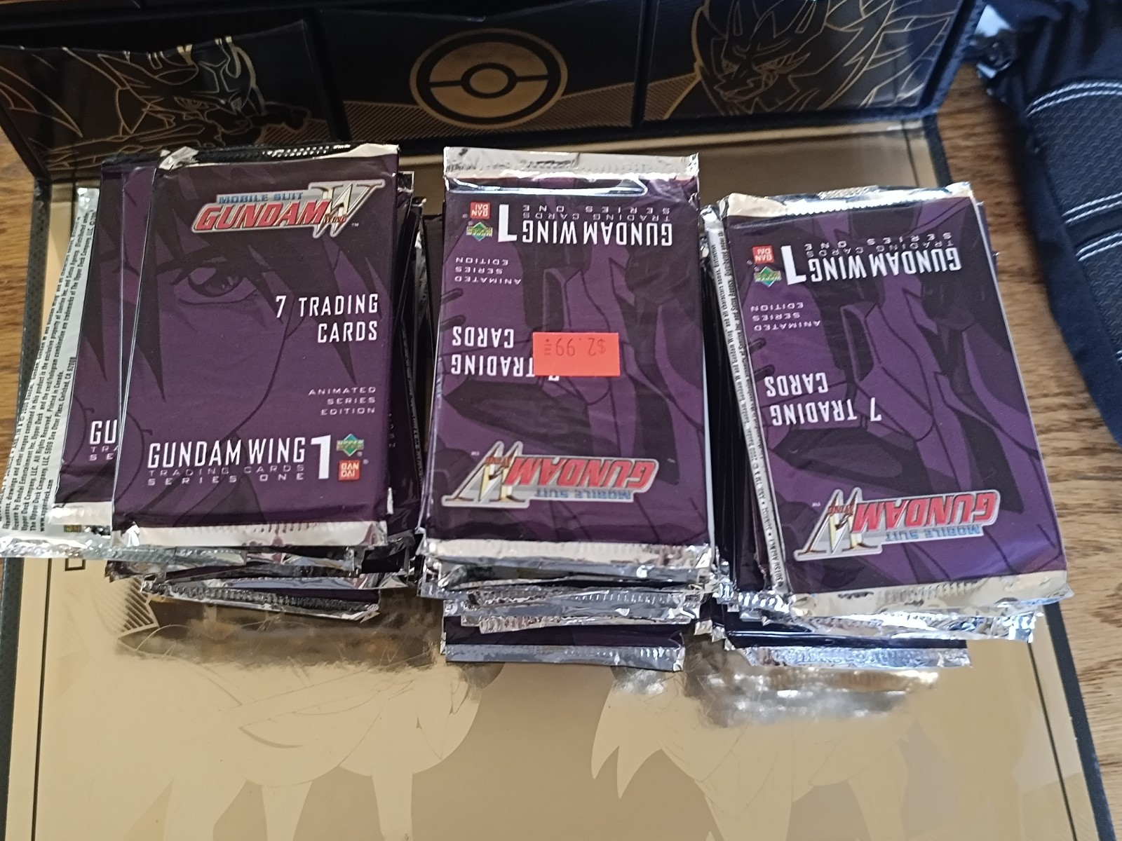2000 Upper Deck Series 1- Gundam Wing TCG Bandai Series 65 loose packs - read