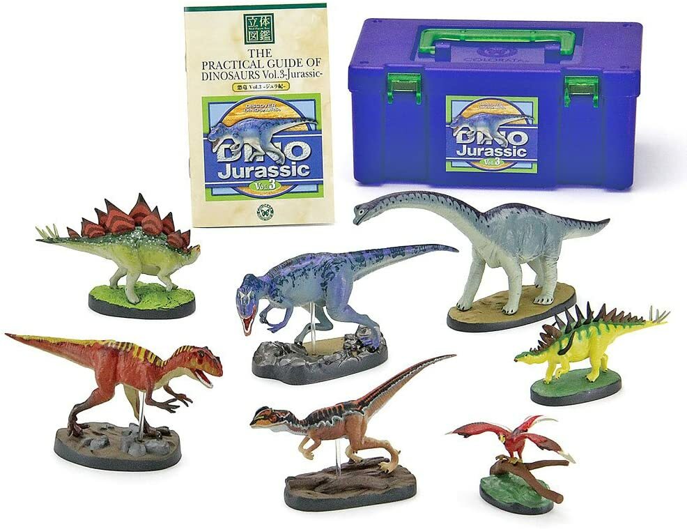 Colorata Real Figure DISCOVER DINOSAURS DINO Jurassic Vol.3 BOX New F/S w/T
