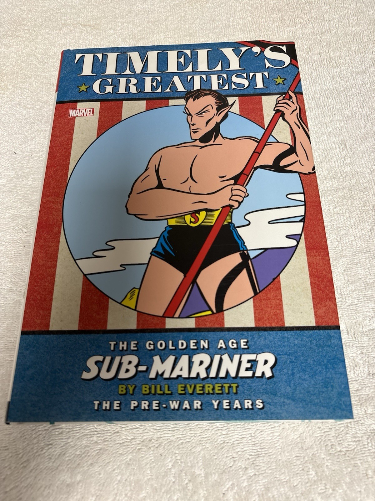 Sub-Mariner NAMOR Bill Everett Pre-War OMNIBUS GOLDEN AGE Marvel Comics OOP HTF