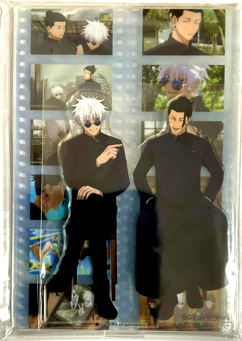 Jujutsu Kaisen Kai Gyoku 1 2 Bonus Acrylic Stand Figure Satoru Gojo Sugur Geto
