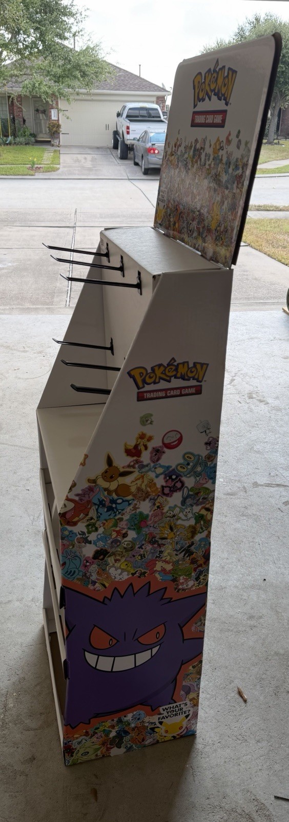 2026 30th Pokémon Trading Card Game Cardboard Retail Floor Store Display Stand