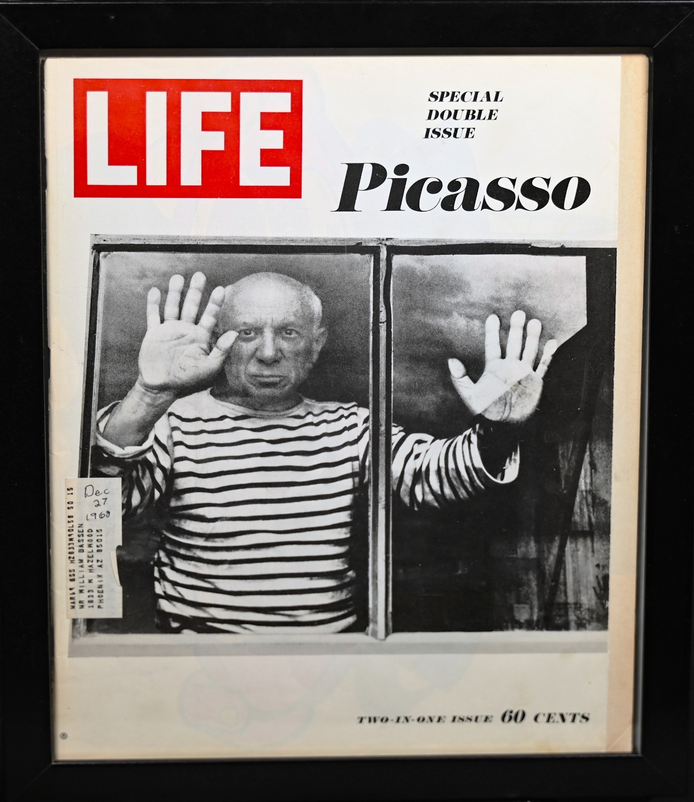 1968 LIFE Magazine Pablo Picasso Framed Original Complete Double Issue Wall Art