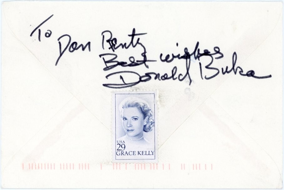 Donald Buka- Signed Envelope