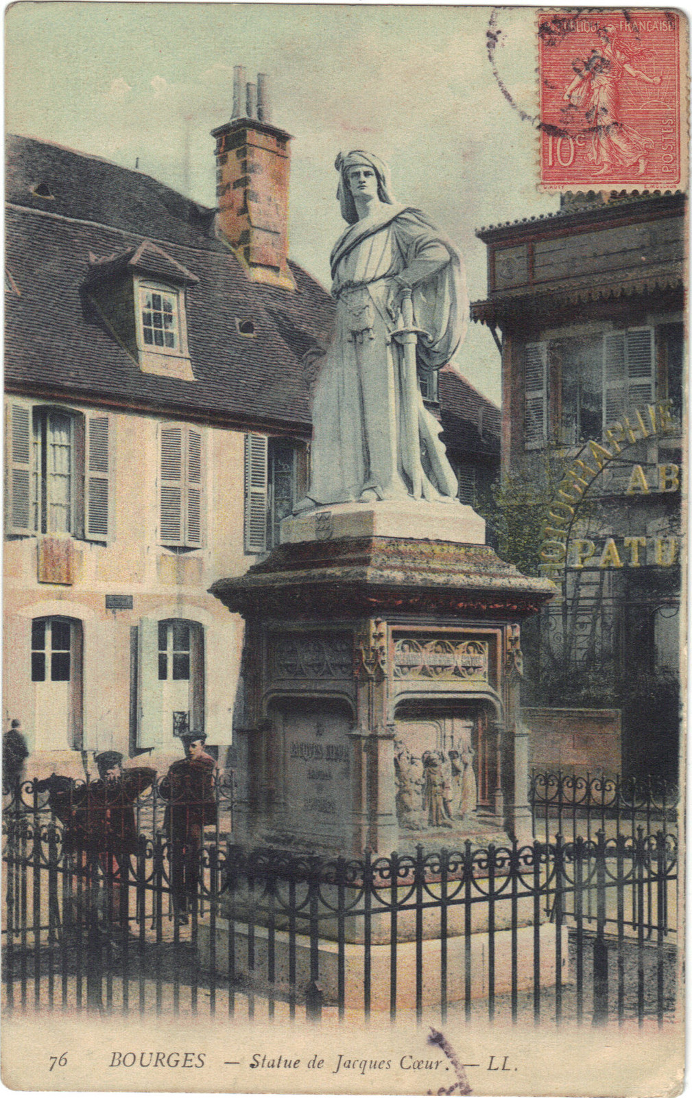 BOURGES - The statue of Jacques Cœur ..... (Ref. G4269)