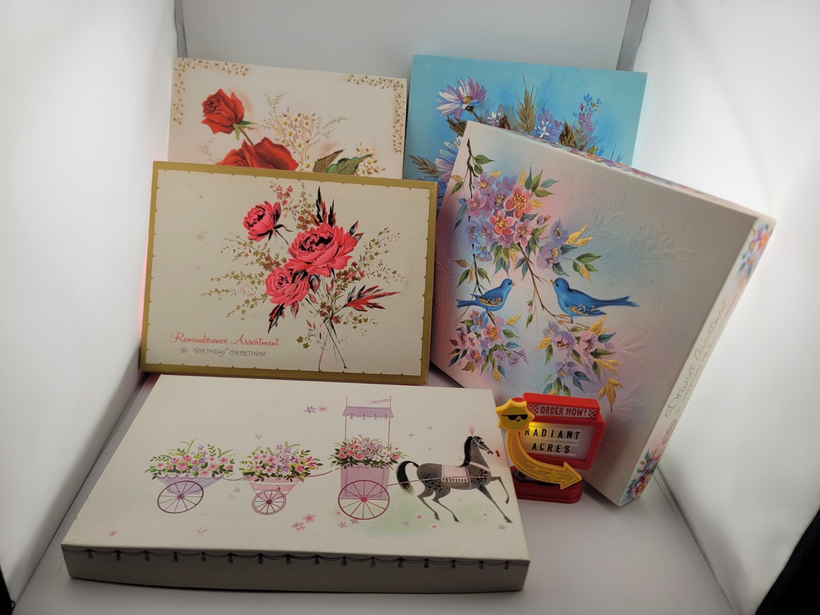 Lot Of 105 NOS Vintage 1960's Birthday Get Well Baby Greeting Cards & Envelopes