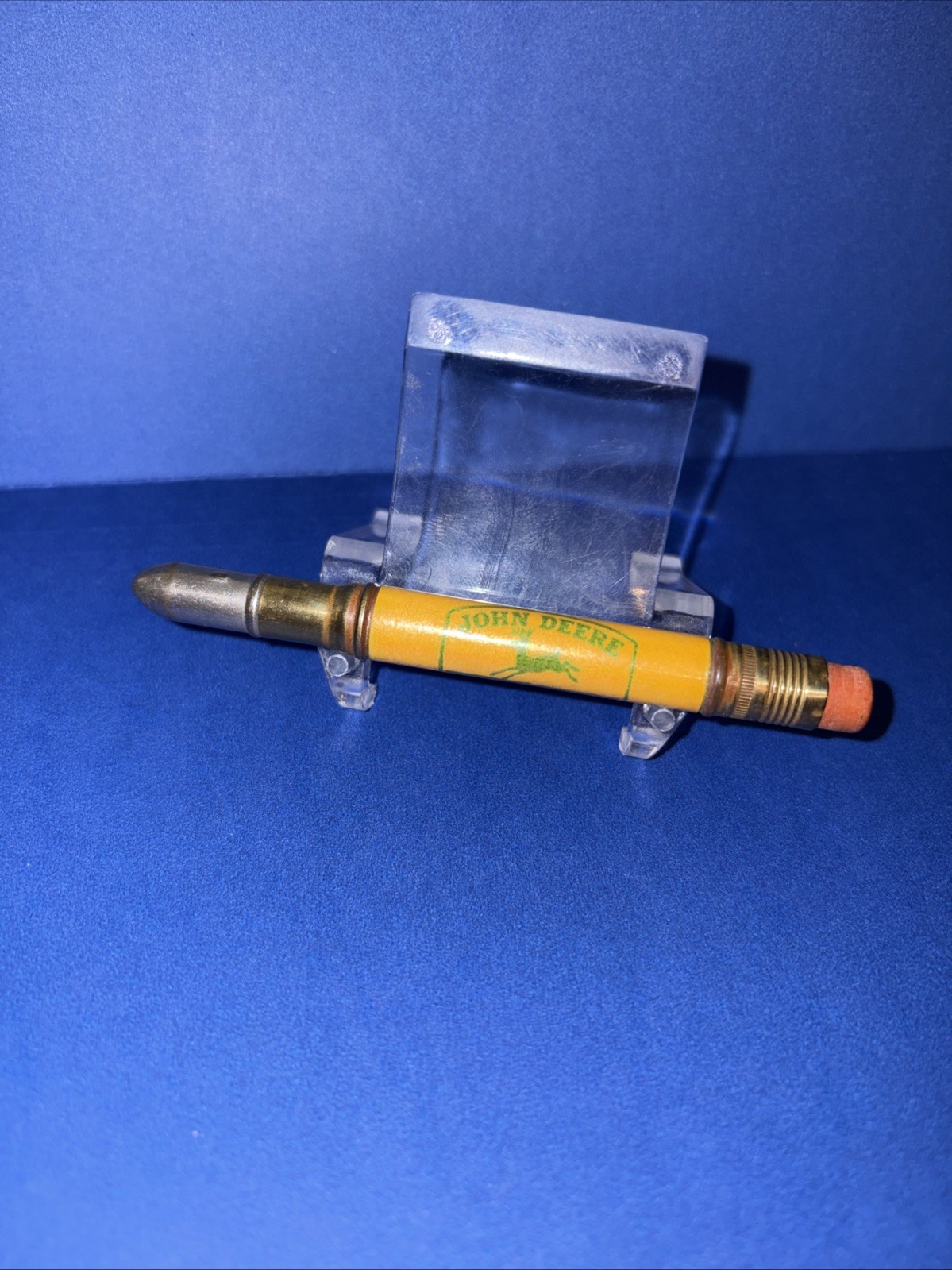John Deere Oklahoma Farm Machinery Ad Bullet Pencil Enid, OK