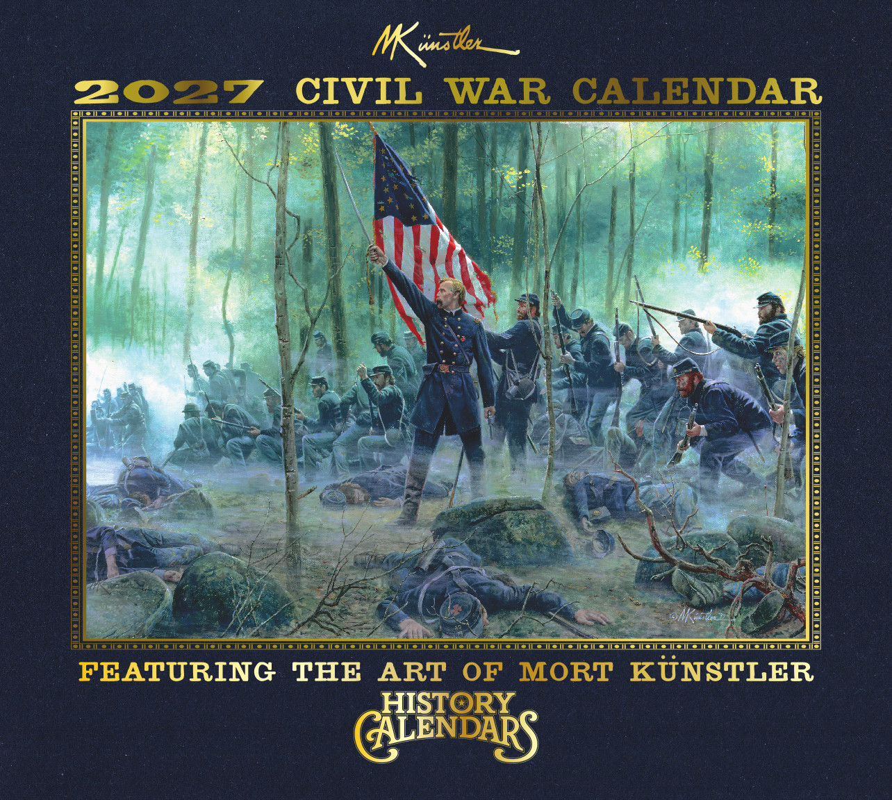 The NEW 2027 Mort Künstler Civil War Calendar