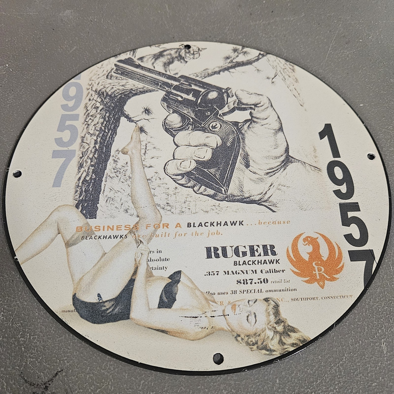VINTAGE 1957 RUGER BLACKHAWK 12
