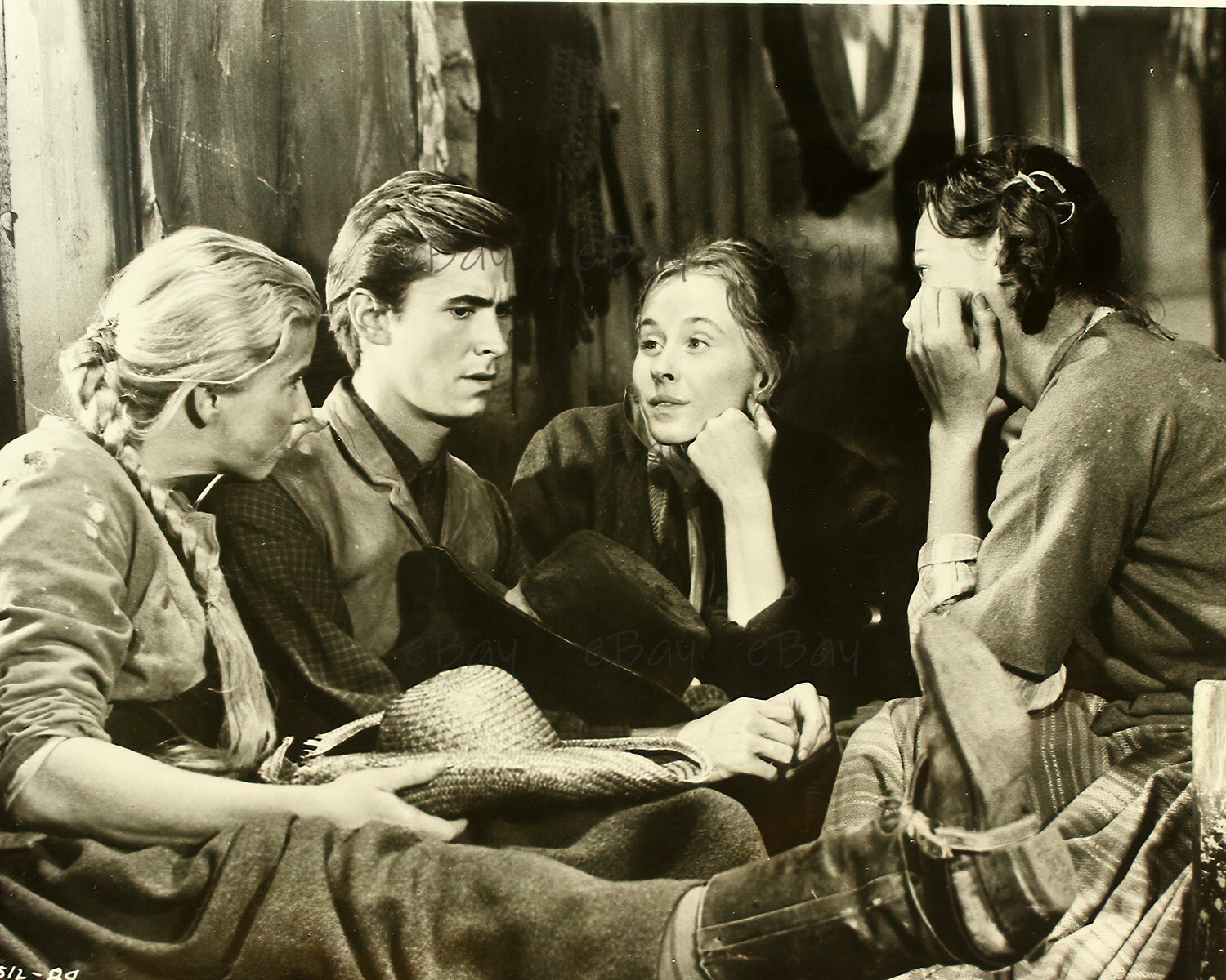 Anthony Perkins, Marjorie Durant, Frances Farwell, Edna Skinner 8x10 Photo