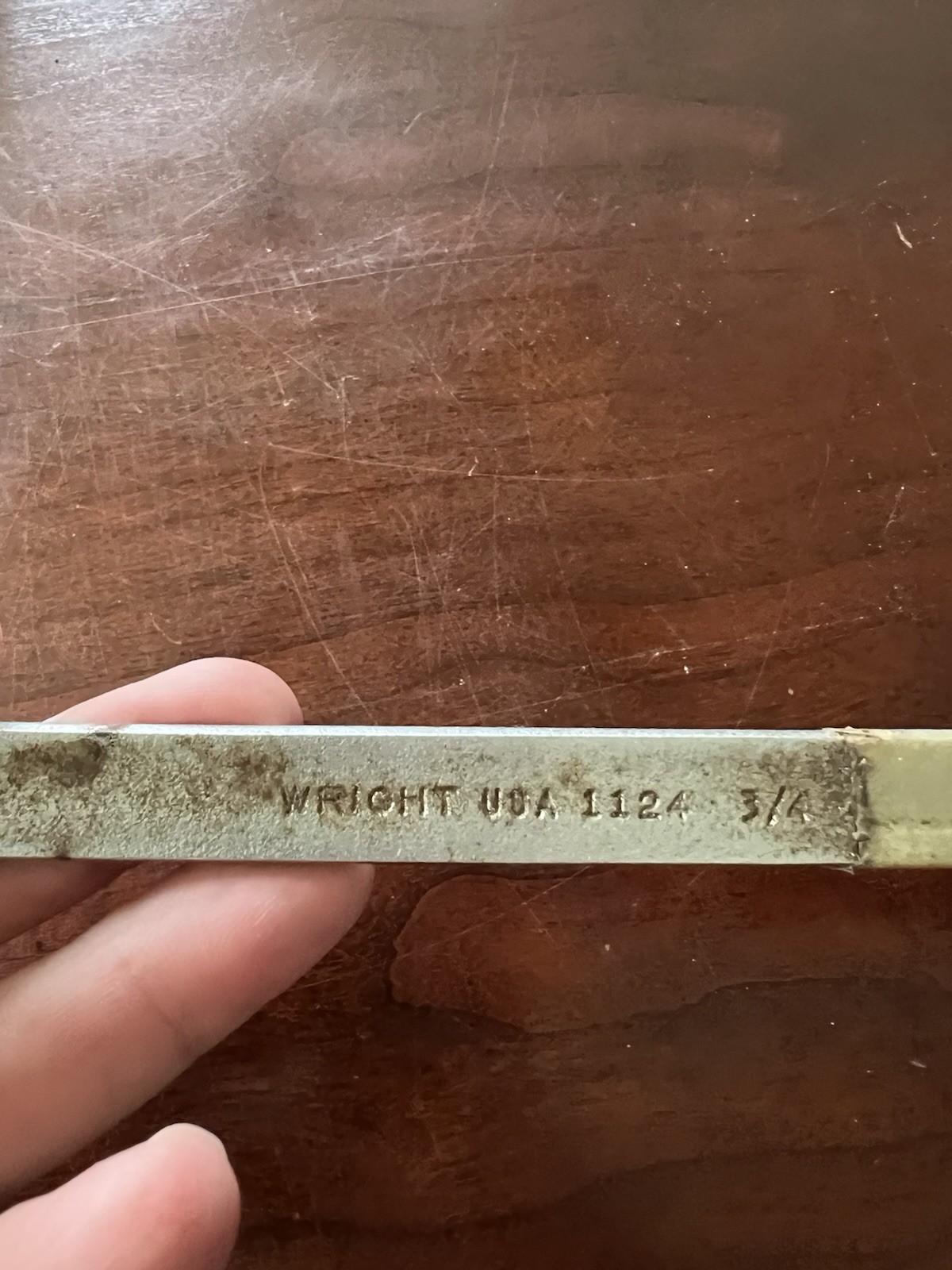 Vintage Wright 1124 3/4” Combination Wrench USA Forged Alloy 12 Point Box End