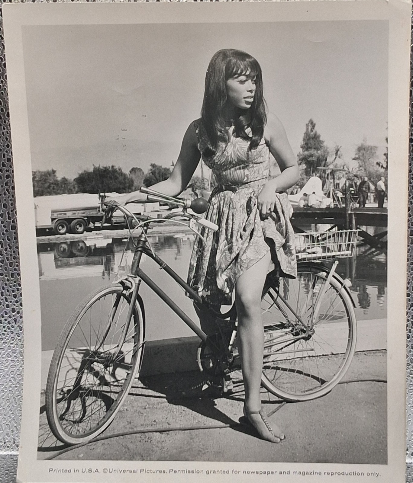 1960s Woman Bicycle Universal Pictures Original 8x10 Publicity Photo