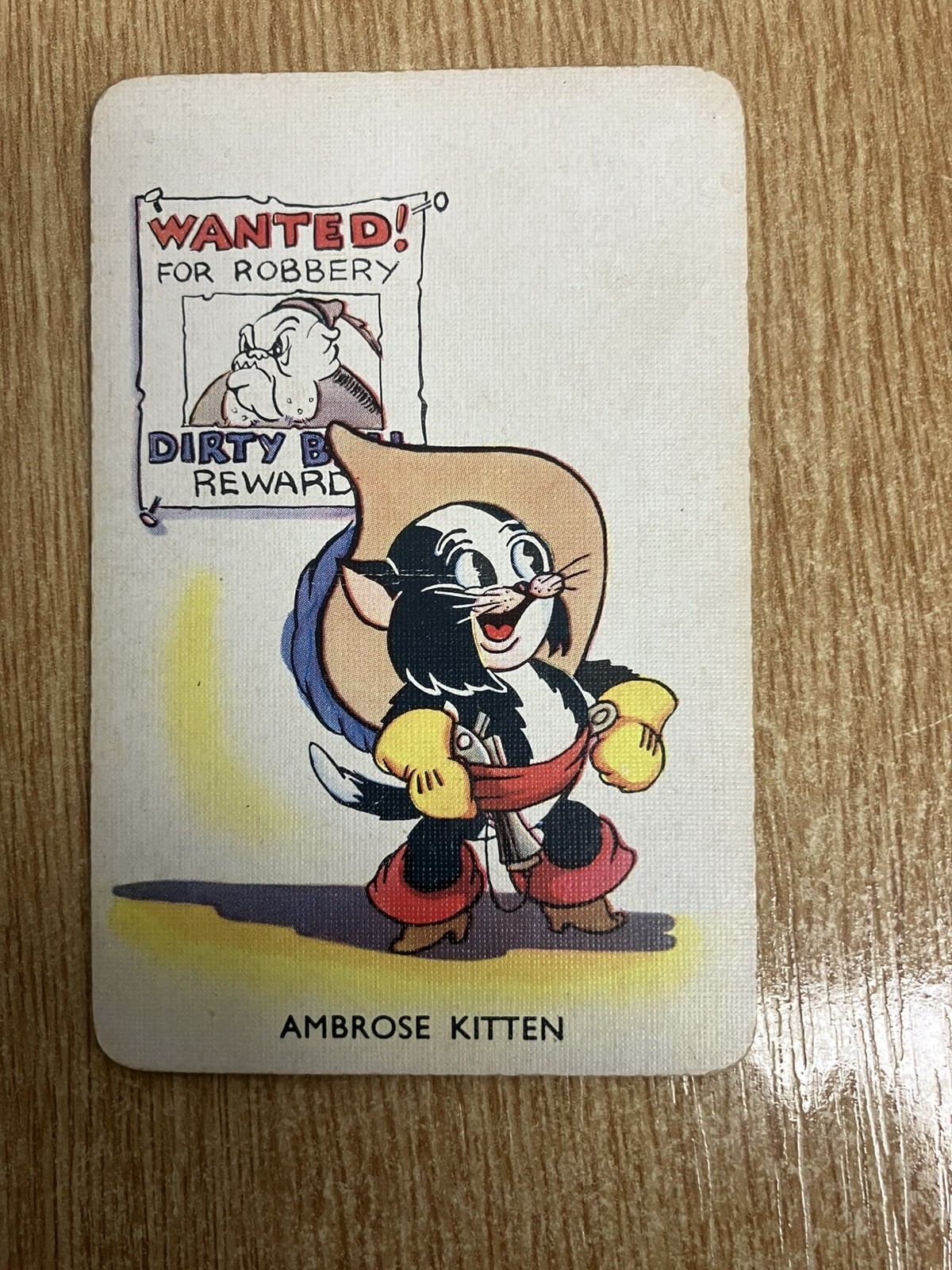 1938 Walt Disney Shuffled Symphony Mickey Mouse Red Back Rare Ambrose Kitten VGC