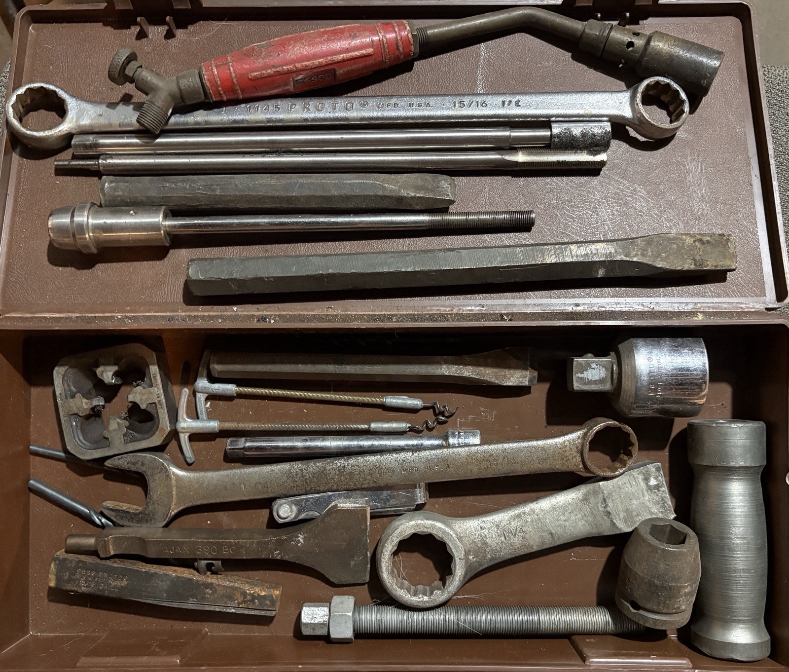 Vintage USA Tool Lot PROTO C.S. Osborne Goss Wrenches Sockets Specialty Tools