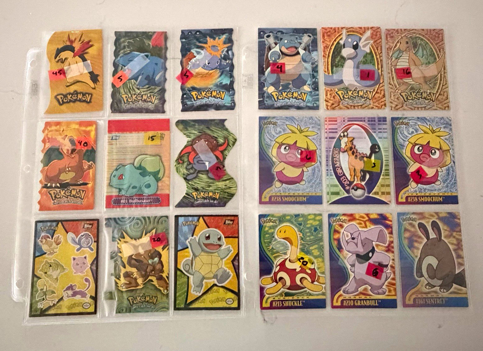 Topps Pokémon 2000 Series 2 & 3 Trading Cards English Pikachu (NEAR MASTER SET)