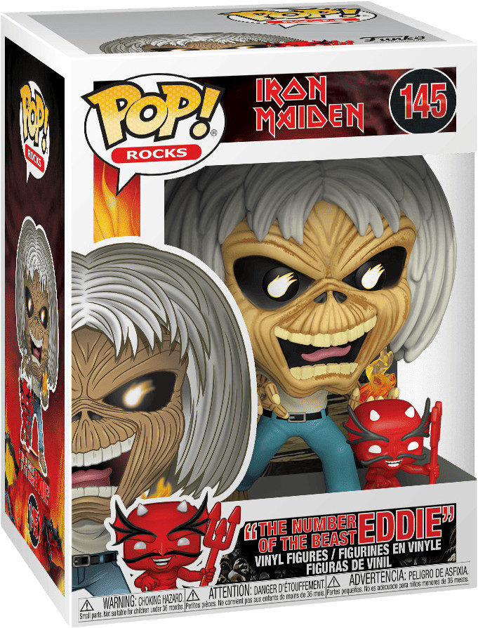 Funko Pop Iron Madien - The Number of the Beast Eddie 145