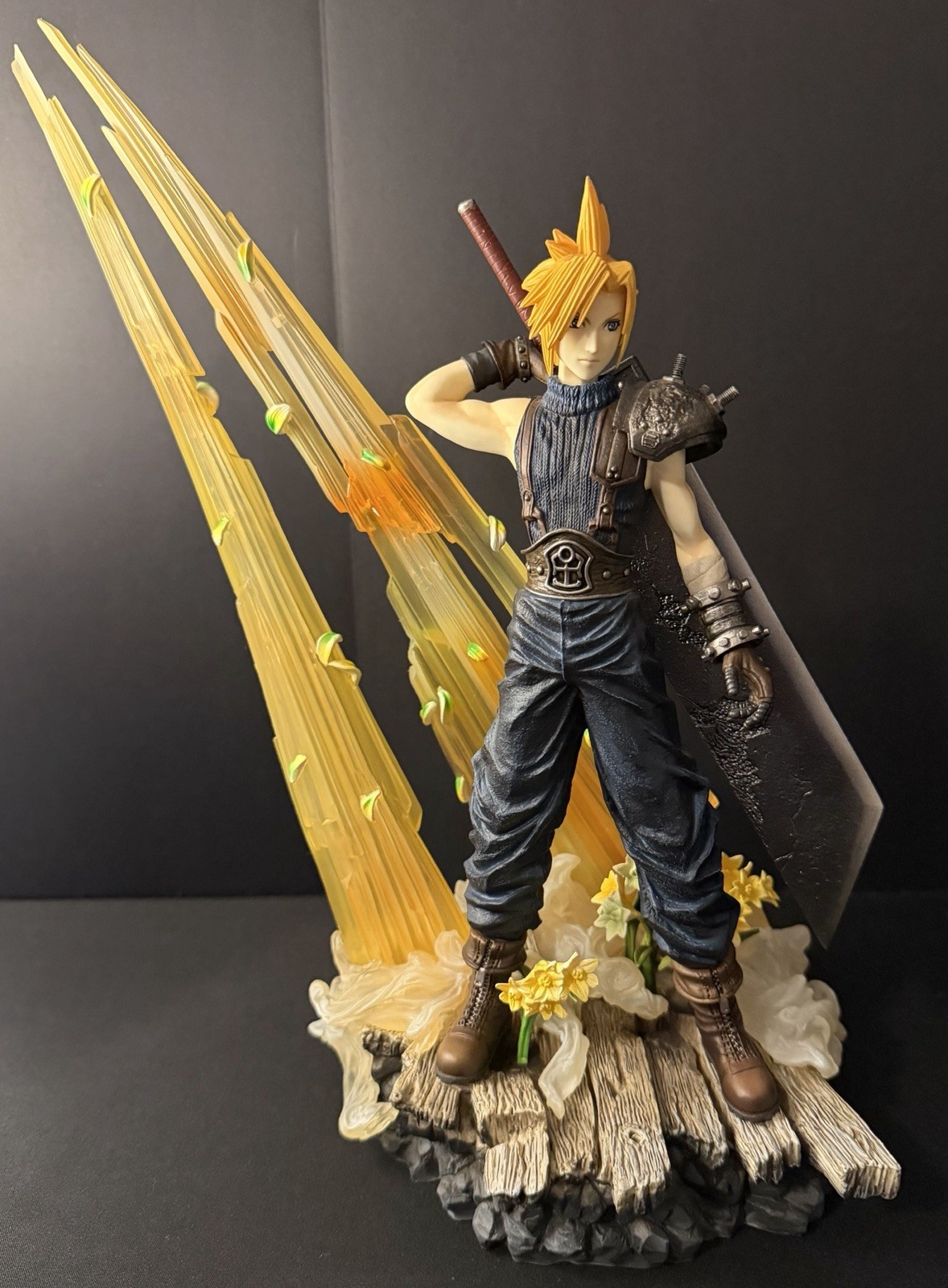 Square Enix Final Fantasy VII FF7 Cloud Strife Static Arts Figure Rare