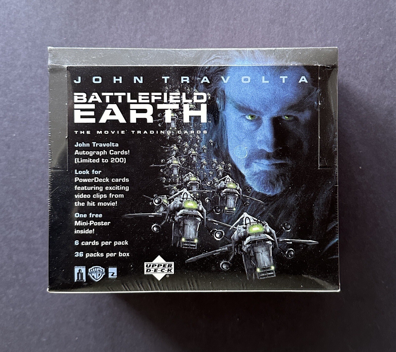 2000 Upper Deck Battlefield Earth Wax Box Sealed 36 Packs John Travolta