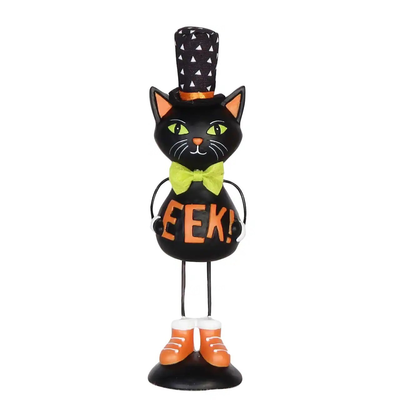 Ashland Brand Black Cat Eek Halloween Tabletop Accent 10\