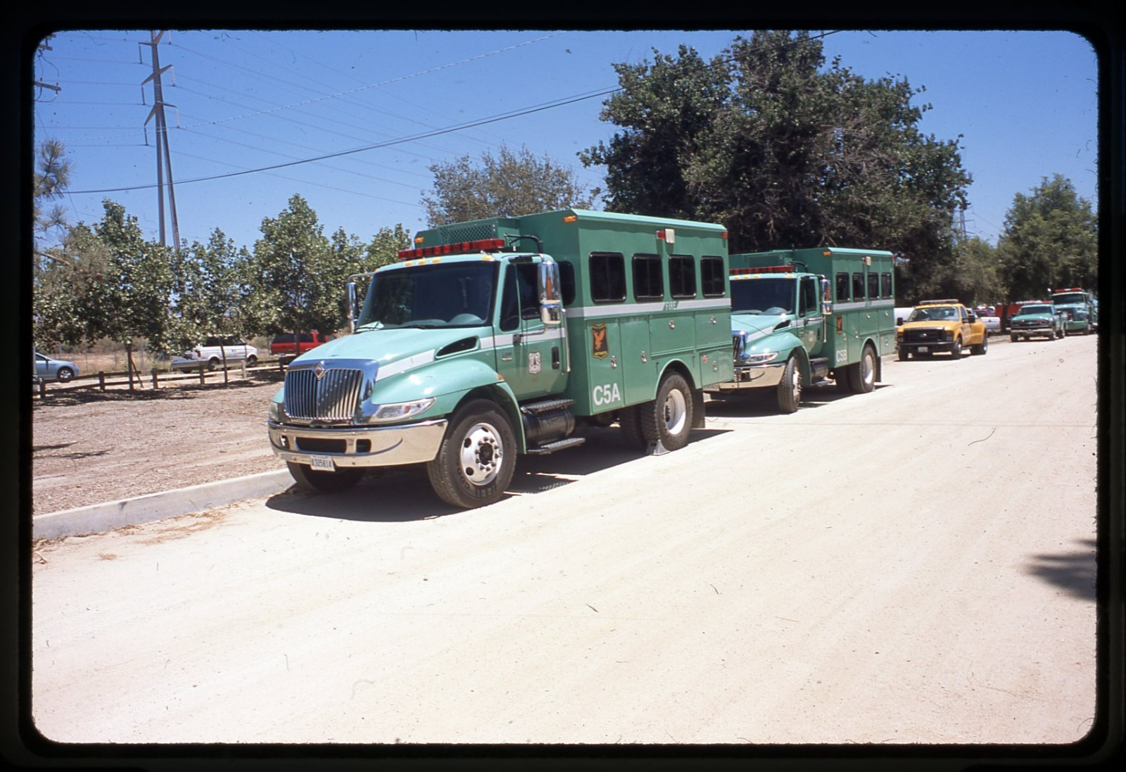 2009 Slide USFS Little Tujunga Hotshots C5A Crew Carrier Hansen Dam Fire Truck 2009 Slide USFS Little Tujunga Hotshots C5A Crew Carrier Hansen Dam Fire Truck