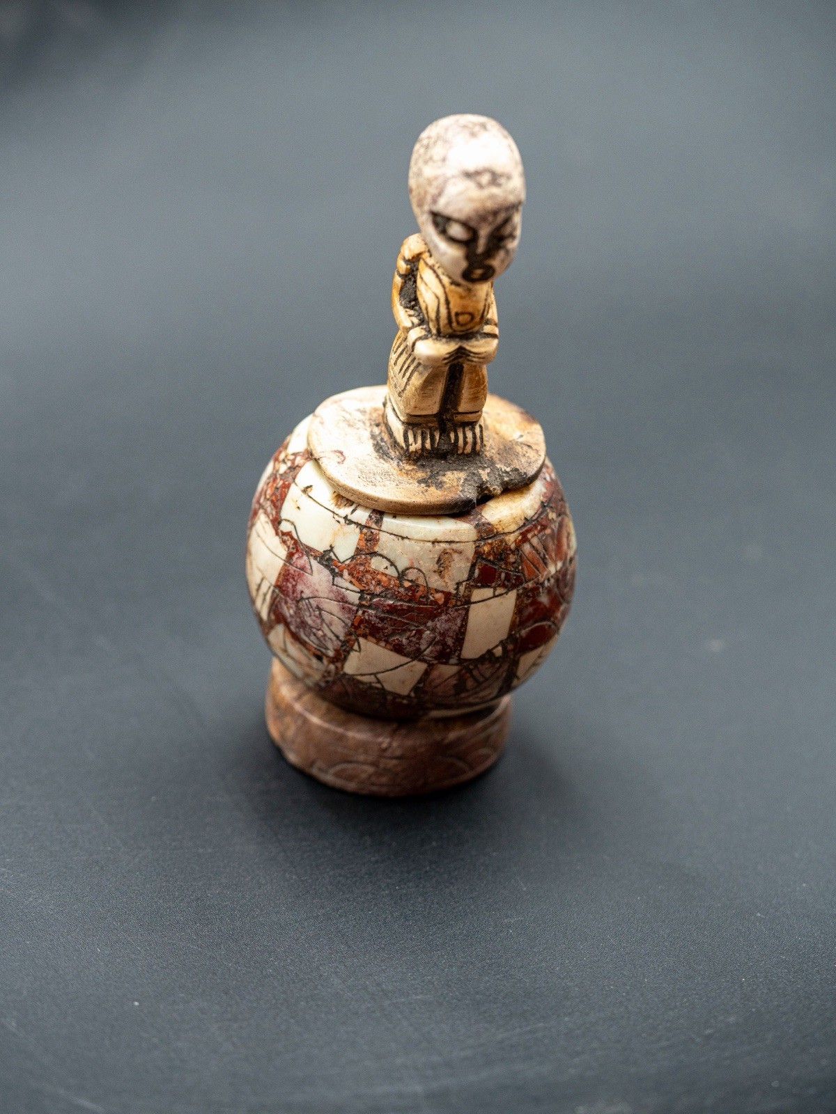 Ojuelos De Jalisco mosaic Sphere Nephilim Standing On Top Russian Doll Like