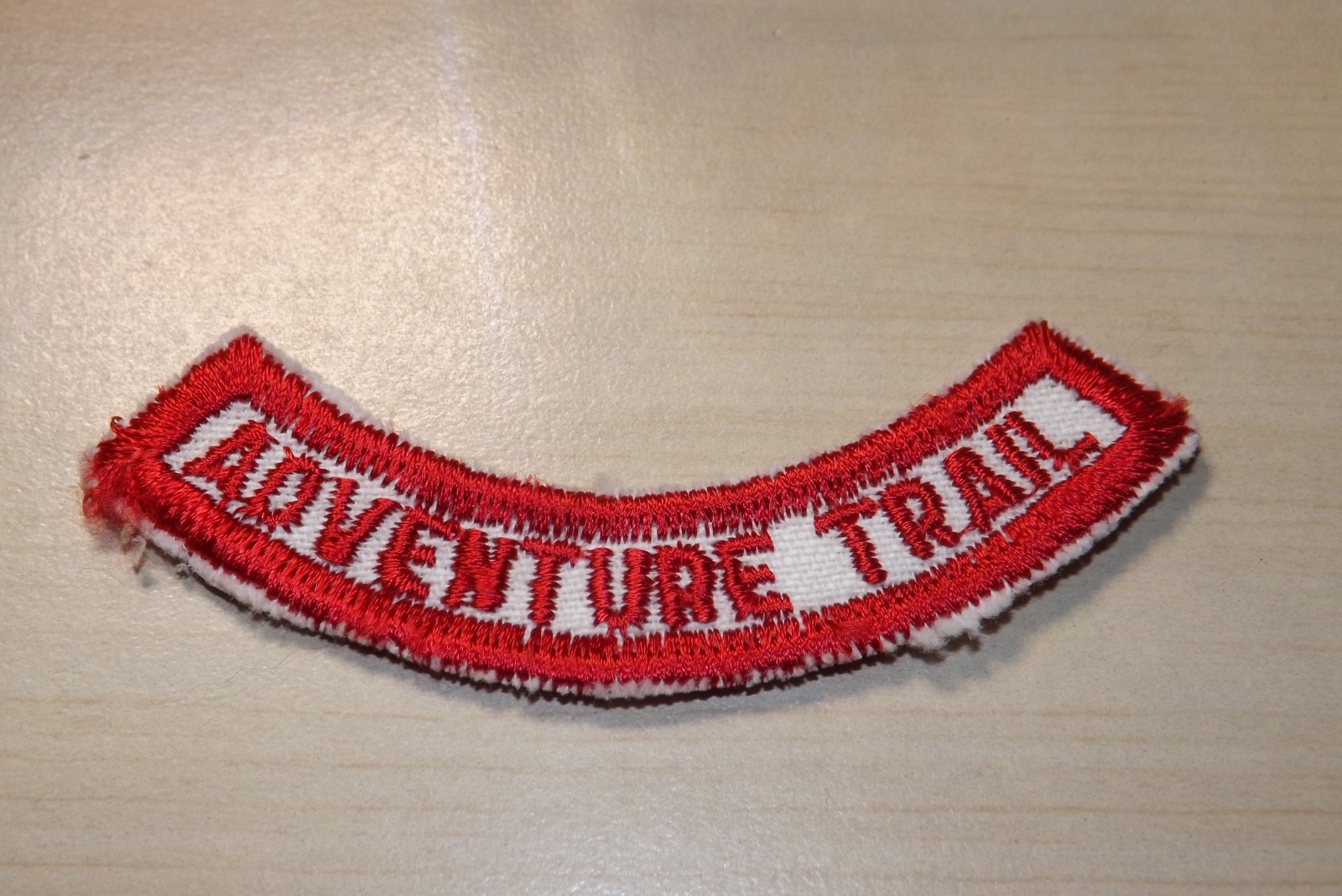 BSA Vintage Adventure Trail Rocker Arm Segment Pie Patch Boy Scouts RWS