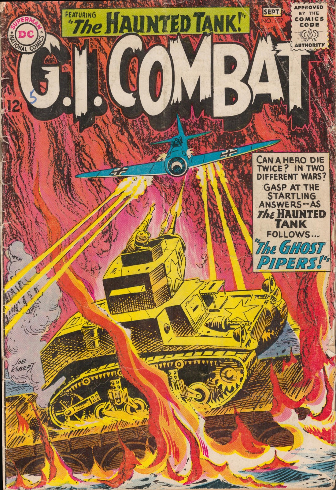 54822: DC COMICS G.I. COMBAT #107 VG Grade