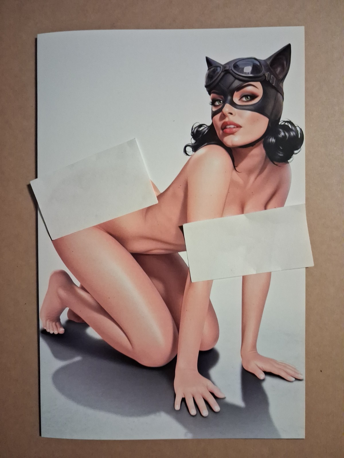 Cool Comics Gallery Black Cat full nudewhite cover LTD 100