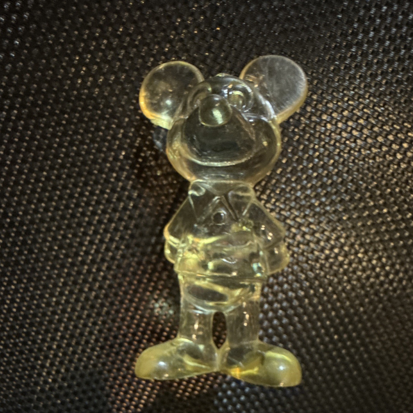 Disney Mickey Mouse Clear Plastic Mini Figurine Under 3