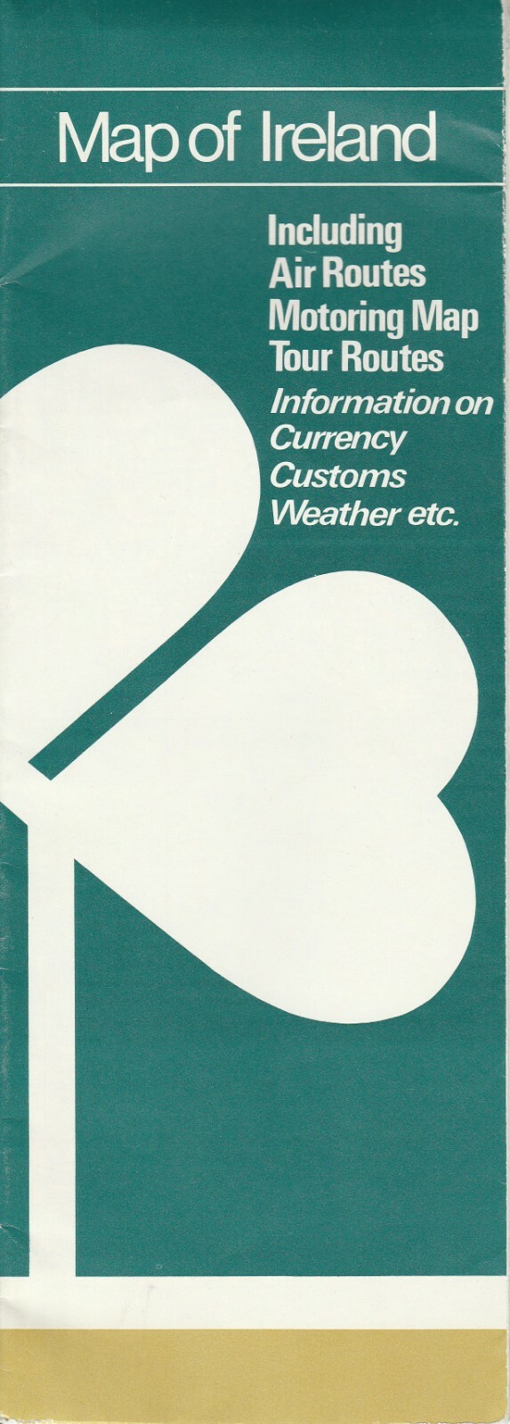 Vintage Road Map / Ireland-1991