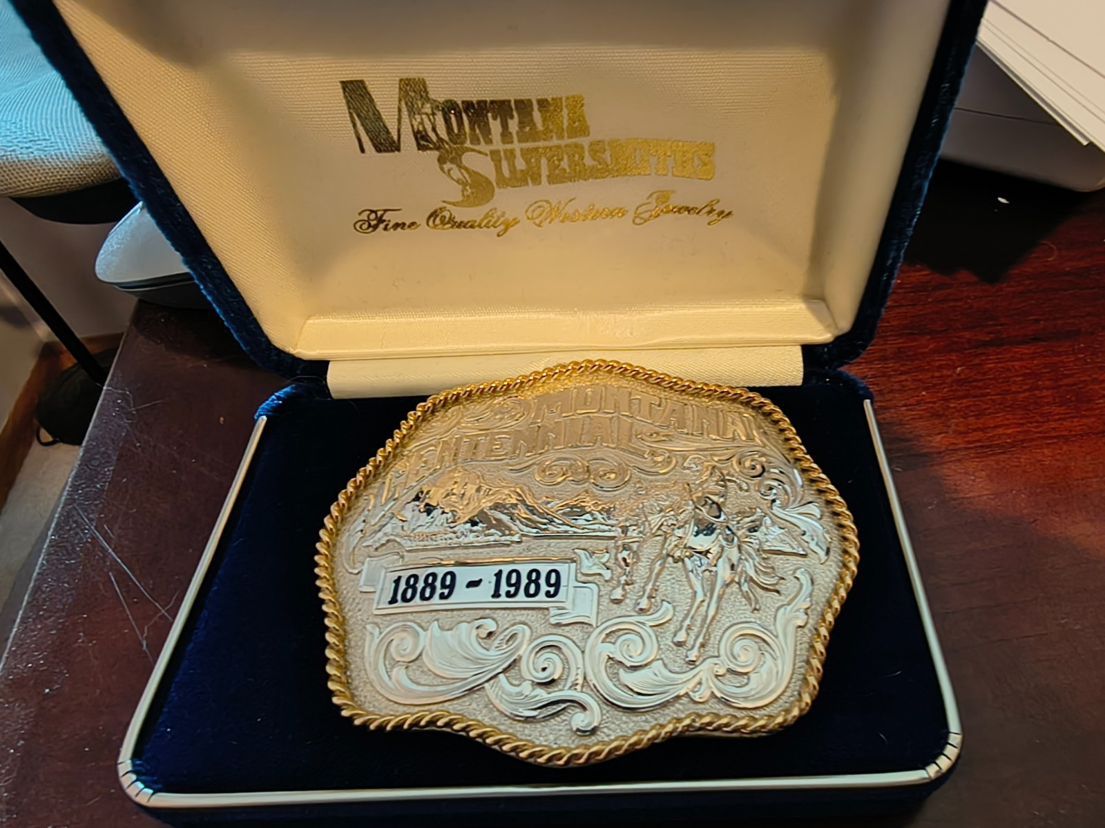 Montana Silversmiths Bicentennial Buckle